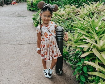 Lion King Short Sleeved Dress| Disney Dress| Animal Kingdom Outfit| Mickey Dress| Disney Kids| Skater||Disney Animal Kingdom Park Dress