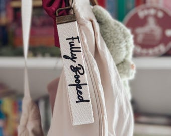 Fully Booked Bookish Wrislet Keychain | Lanyard | Reader