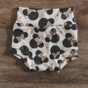 Rosa Minnie Bummys | Disney Maus Shorts| Mädchen Disney Outfit | Disney Parks Hose | Disney Shorts | Minnie Maus 1960er Jahre