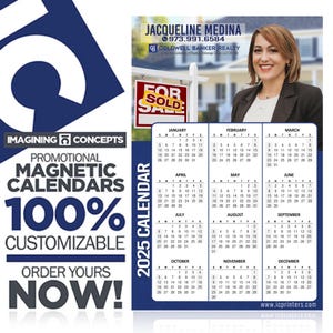 Custom Magnet Calendars, Personalized Calendar, Photo Calendar, Business calendars, Minimum order 25 - Free blank envelopes included