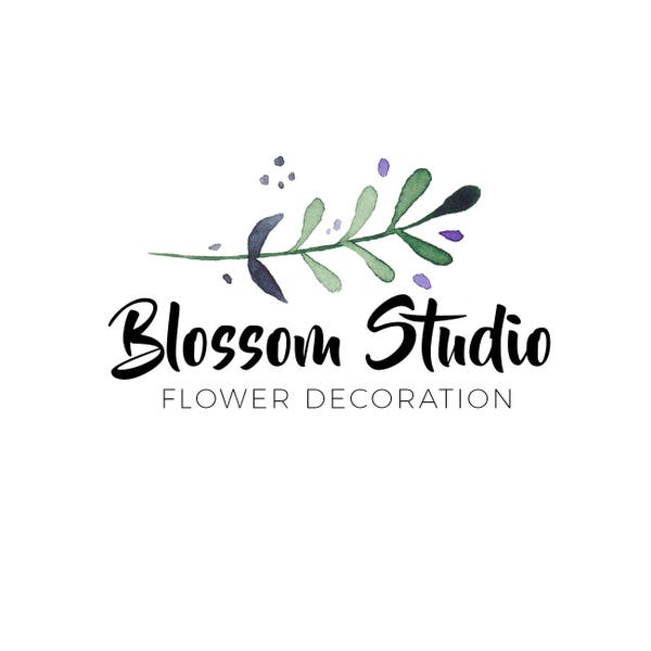 Watercolor Logo, Pre-made Logo, Photography Logo, Business Logo, Logo Design, , Watermark Logo, Logos, Modern Logo, Logo,Tailored logo