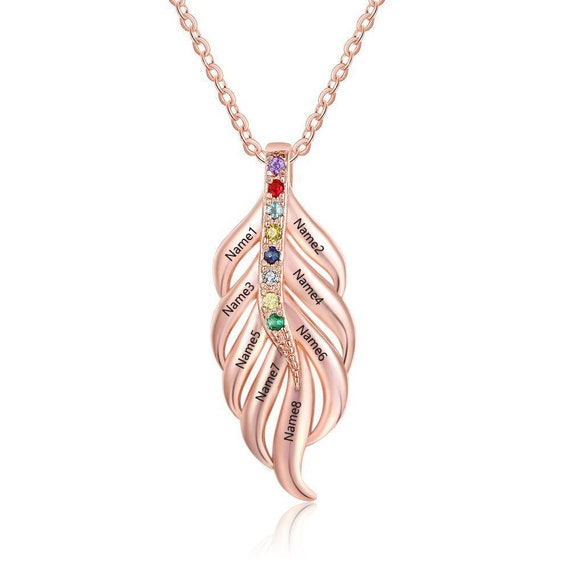 mothers necklace 7 stones
