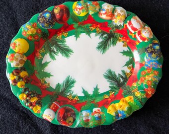 Taca na ciasteczka świąteczne w stylu vintage – zestaw 3 szt.