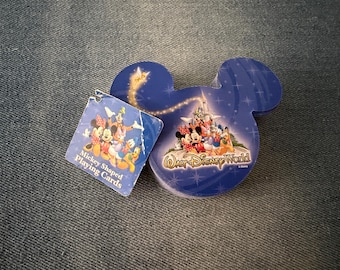 Baraja de cartas con forma de Mickey Mouse de Disney World