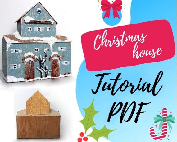 Christmas clearance Digital pattern Tutorial wooden