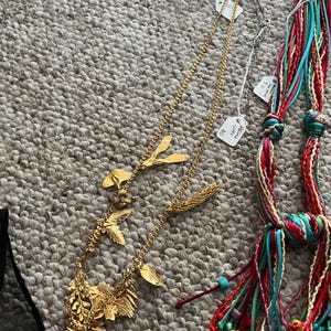 leaves and more charm necklace