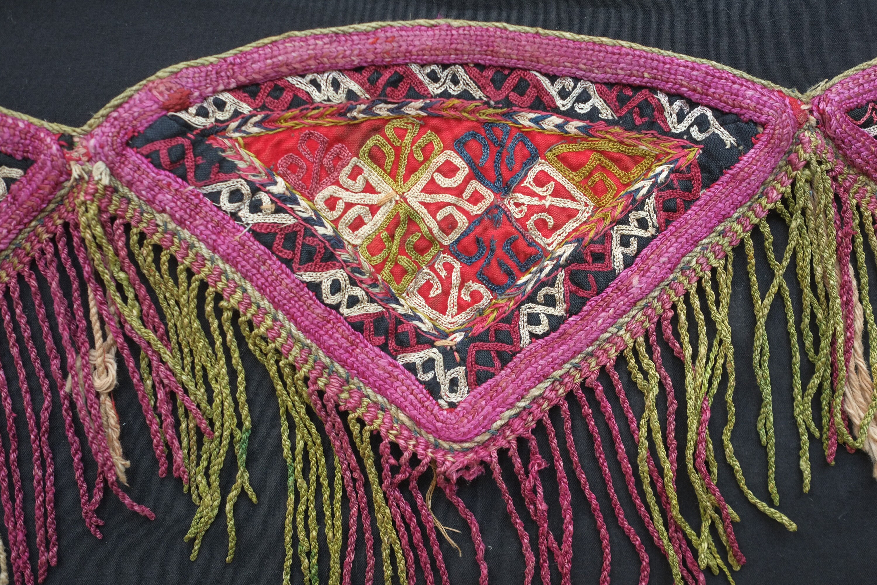 Chodor Turkmen Silk Embroidery Talismanic Amulet Hanging - Etsy