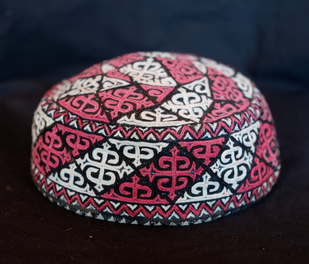 Chodor Turkmen Embroidered Child's Cap - Etsy Australia