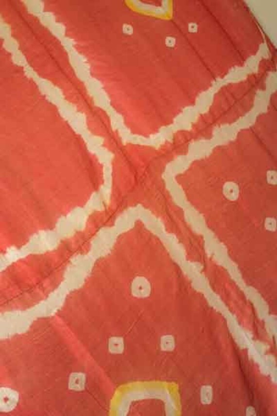 Antique Silk Uzbek Palangi Shawl - image 3