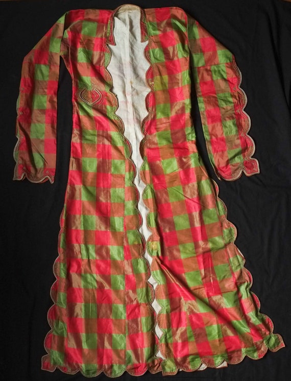 Ottoman Turkish Silk Uch Etek (Ucetek) Dress - image 1