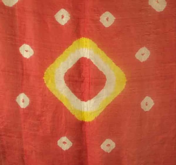 Antique Silk Uzbek Palangi Shawl - image 1