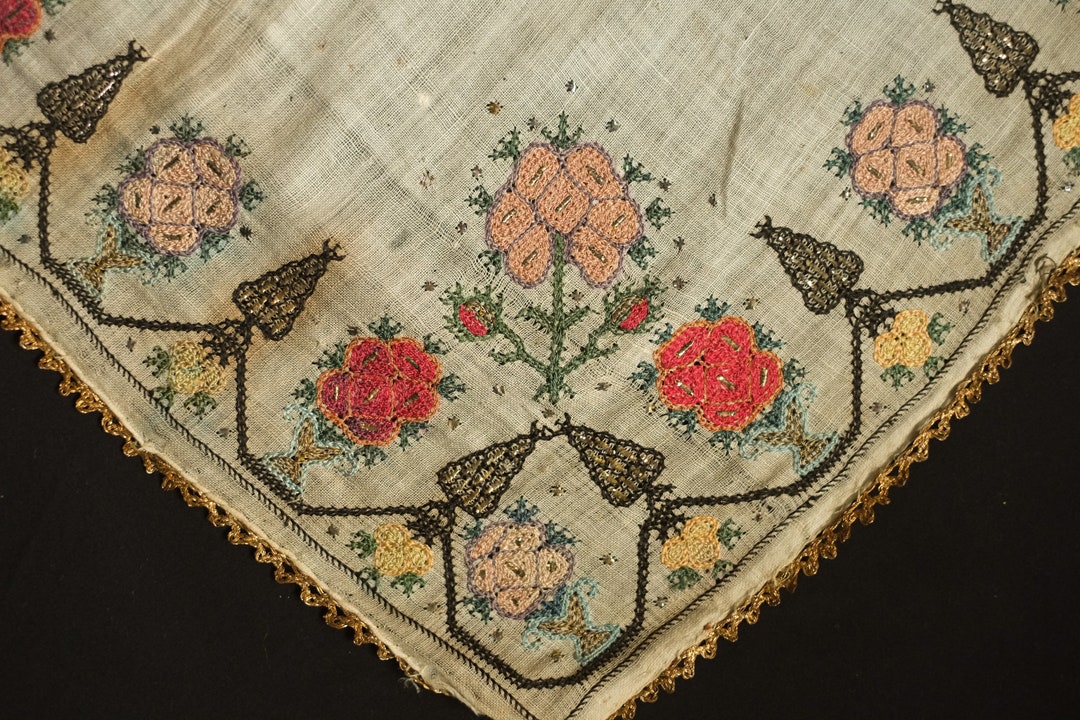 Handcrafted Boocha Ottoman Embroidered Bohcha or Wrapping Cloth - Etsy
