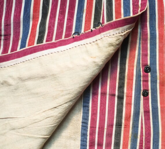 Ottoman Striped Silk Kutnu Jacket View 6