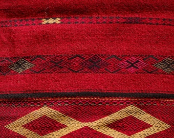 Kachin Wool Jinghpaw 'pukhang' (hip wrapper skirt), Burmese/Myanmar