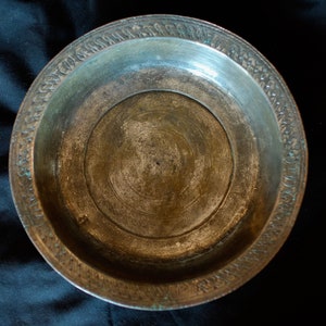 Ottoman Copper Bowl/Plate