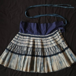 Miao Chinese Minority Indigo Dyed Skirt