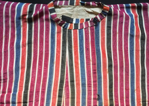 Ottoman Striped Silk Kutnu Jacket View 3