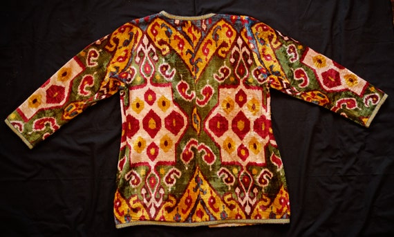 Ikat Velvet Jacket - image 1