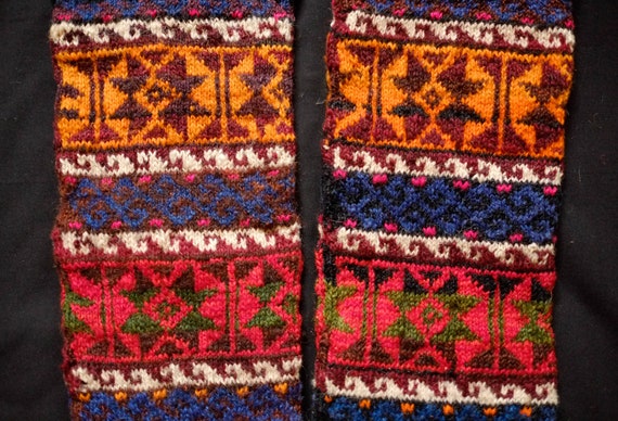 Antique Turkish Village Socks - Sivas area