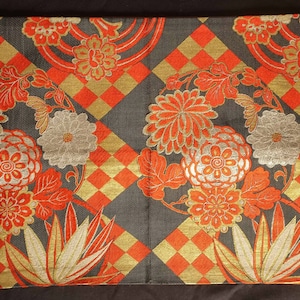 Japanese Obi Fabric Cushion Cover