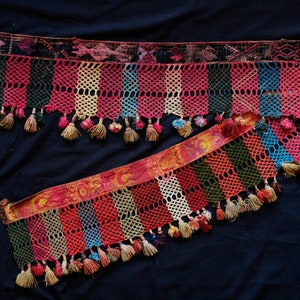 Kyrgyz Embroidered Tent Band Hanging