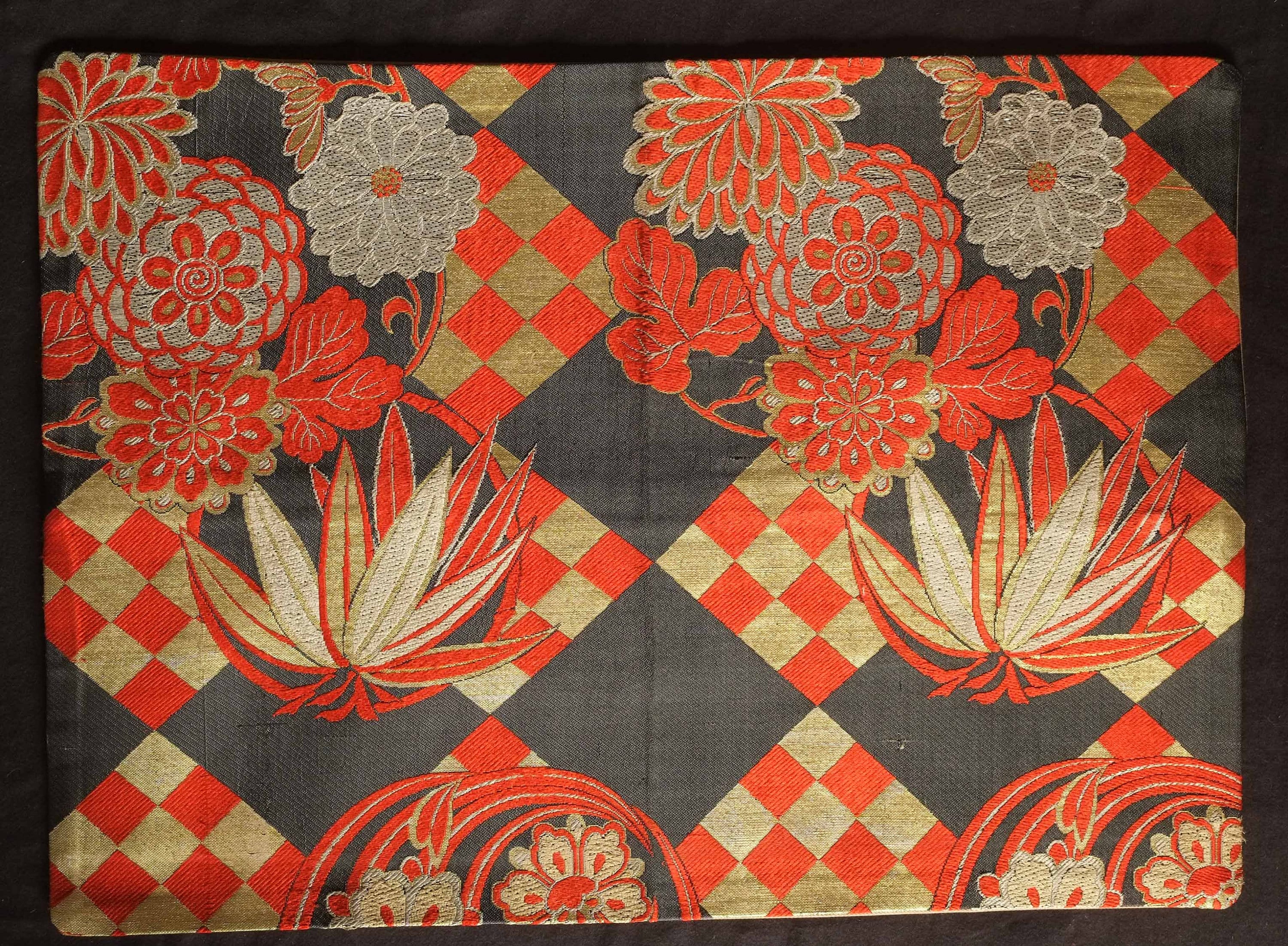 Japanese Obi Fabric Cushion Cover