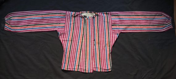 Ottoman Striped Silk Kutnu Jacket View 2