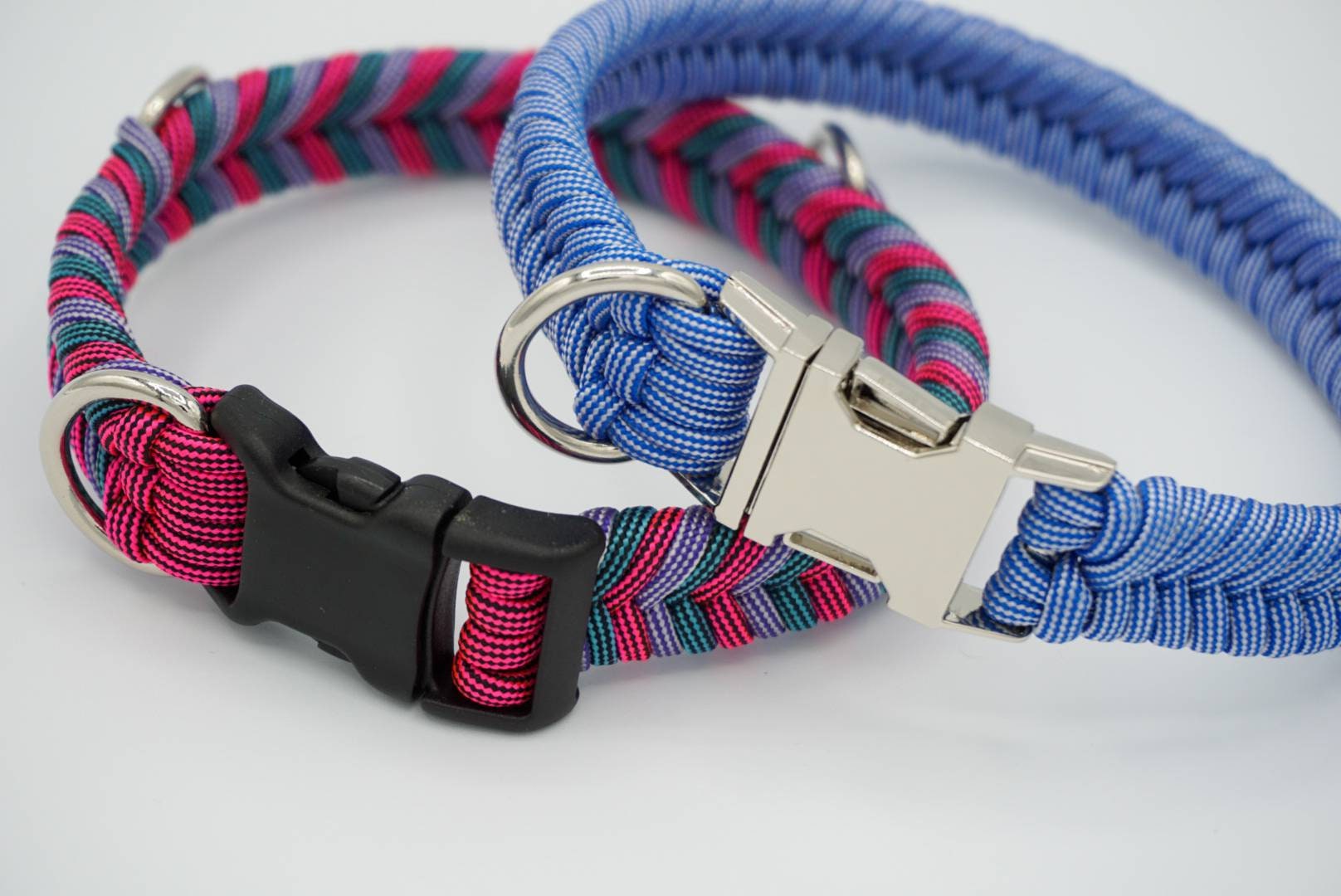 3 color paracord dog collar Clearance