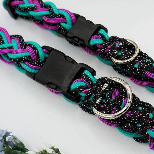 Blue Galaxy Dog Collar Martingale Dog Collar Galaxy Dog Etsy