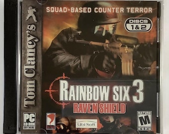 Tom Clancy's Rainbow Six 3: Raven Shield PC CD-Rom 2-Disc Set Sealed Brand New in 2003 Platform Pc  Genre Shooter 15-mission campaign. New