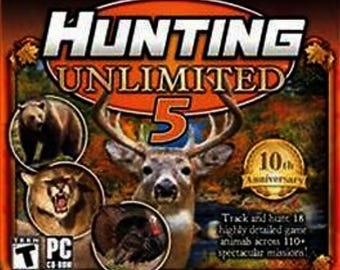 Hunting Unlimited 5 PC 2011 Jewel Case PC Perfect Nuevo, conservado en plástico protector para la caja exterior Año de lanzamiento 2009