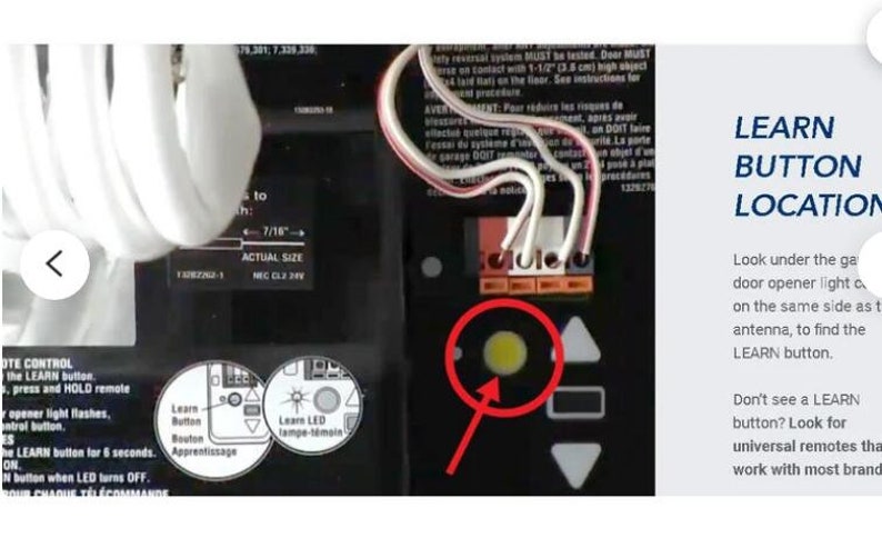Chamberlain 950estd Mc 950EV Brand New Chamberlain Single Button Garage ...