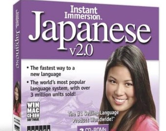 Instant Immersion Japanese v2.0 Brand: Topics Entertainment Platform  Mac OS X Windows XP Windows 98 Windows 2000 Windows 10 Windows 11 NEW