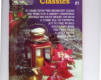 Christmas Classics 21 (Electronic Keyboard Music) Paperback 1975 easy Electronic Keyboard Music Mint sealed Hal Leonard 21 Perfect sealed