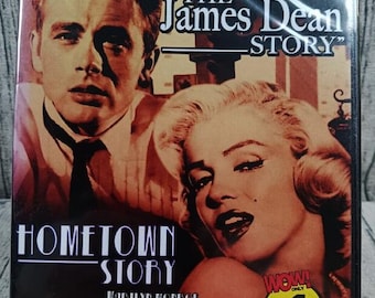 The James Dean Story & Hometown Story (DVD, Slim Case) Brand New / Sealed Perfect Double Feature DVD, 2005 UPC 728665990190 Rare