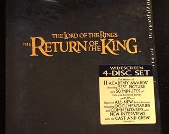 El Señor de los Anillos: El Retorno del Rey Edición Especial Extendida 4 DVD Nuevo, aún sellado de fábrica. Este es el set de 4 DVD. Perfecto.
