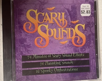 Scary Sounds CD by Various Artists CD Wal-Mart 70 Scary Sound Effects! 16 Spooky Musical Orchestrations! 74 Minutes Long! Brand New Perfect