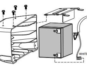 Battery Backup PRO The chamberlain Garage Door Company Complete Assembly mountable holder attach it to anything Genuine original Genuine New