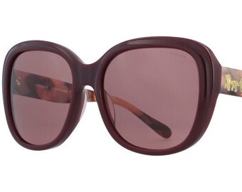 coach red sunglasses
