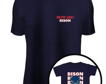 Howard University T-shirt, examenspresent, Howard Alumni T-shirt, Vintage Howard-skjorta, Retro Howard HBCU, Bisons T-shirts, Collegekläder
