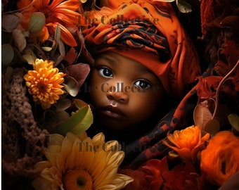 Black Cute Baby Clipart, Baby Overload Clipart, Black Baby Clipart, Black Infant Clipart for Planner/Sticker, African American Baby Clipart