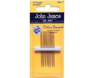 Needles, Size 7 Cotton Darners