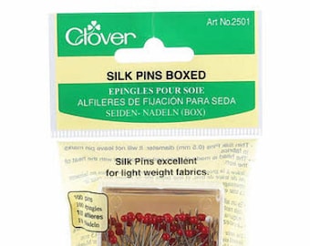 Glass Head Silk Pins