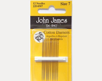 Needles, Size 7 Cotton Darners