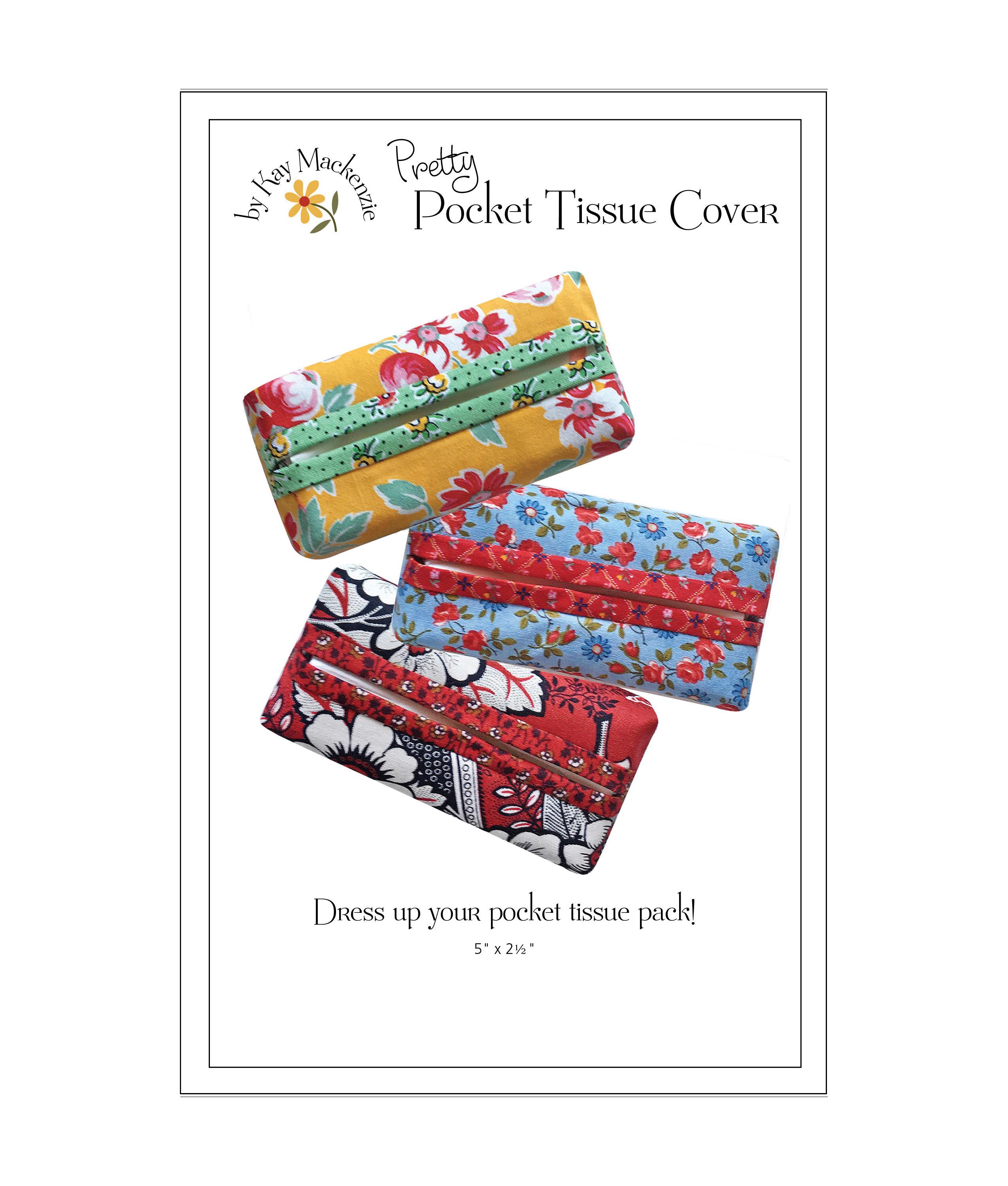 Pretty Pocket Tissue Cover pattern, tissue holder pattern