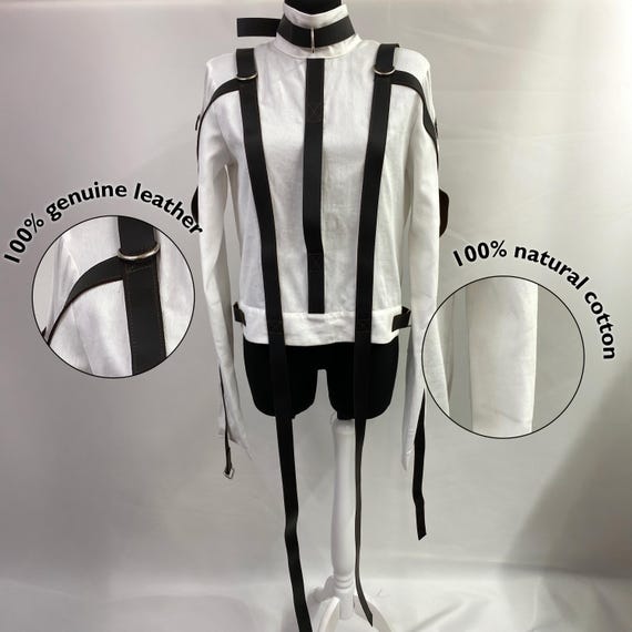Heavy Duty Straitjacket, Canvas Straitjacket, Submissive Jacket