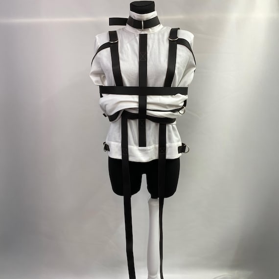 Heavy Duty Straitjacket, Canvas Straitjacket, Submissive Jacket