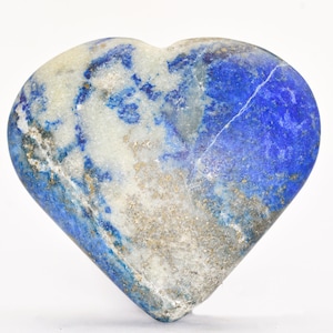 49 Gram Beautiful lapis luzuli Heart Stone From Afghanistan