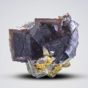 Purple Phantom Cubic Fluorite Specimen from Pakistan, 61g - Amazing Natural Crystal, Healing Stone, Unique Gift for Collectors