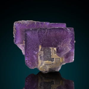 33 Gram Small Miniature Size Amazing Purple Fluorite Specimen From Afghanistan